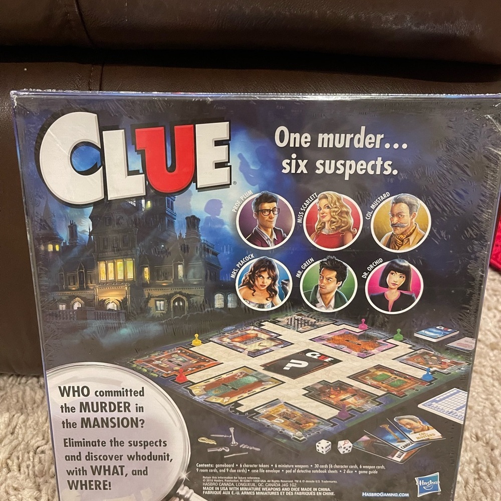 Original New In Box Clue Game - Picture 2 of 2